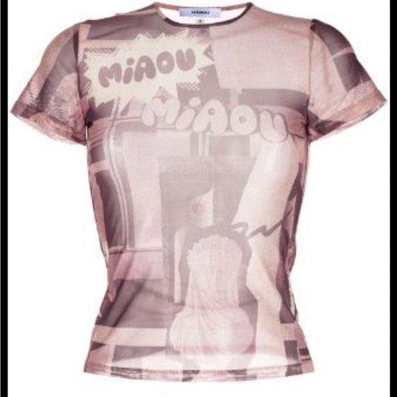 Miaou Mini Tee in Stone Mauve - Picture 3 of 11